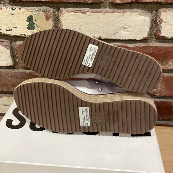 SCHUTZ Christiane Vinyl Studded Platform Wedge Sandal NIB - Picture 9 of 9